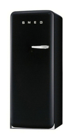 Smeg FAB28YNE1 Fridge A++ Energy Rating, 60cm Wide, Left-Hand Hinge, Black